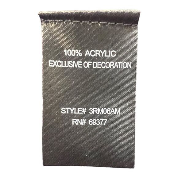 NWOT Anthony Original Purple Long Sleeve Sweater with Metal Ring Detail Sz 2X - Picture 6 of 7